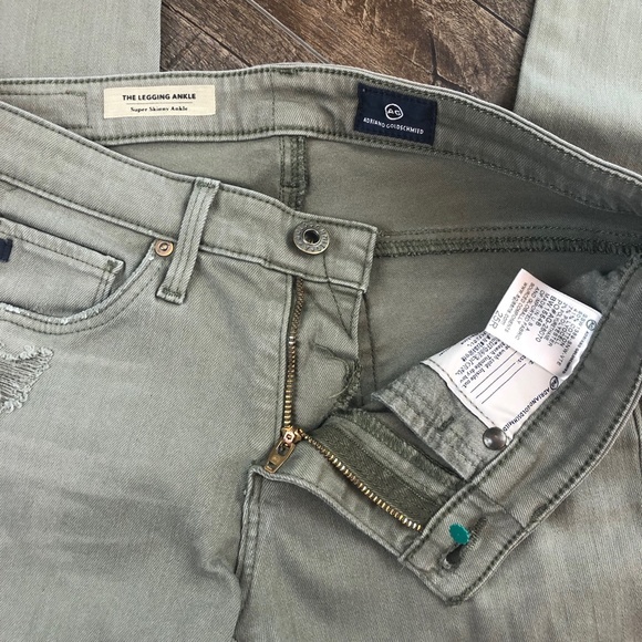 AG Adriano Goldschmied Skinny Distressed Jeans 25R - Picture 6 of 7